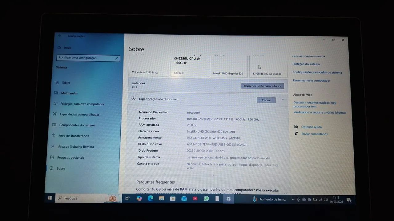 NOTEBOOK LENOVO CORE I5