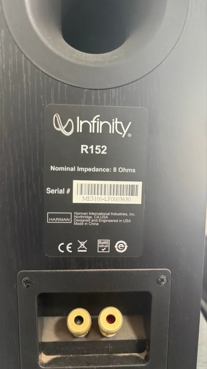 Caixas de som frontais importadas dos EUA. Marca: Infinity - Foto 3