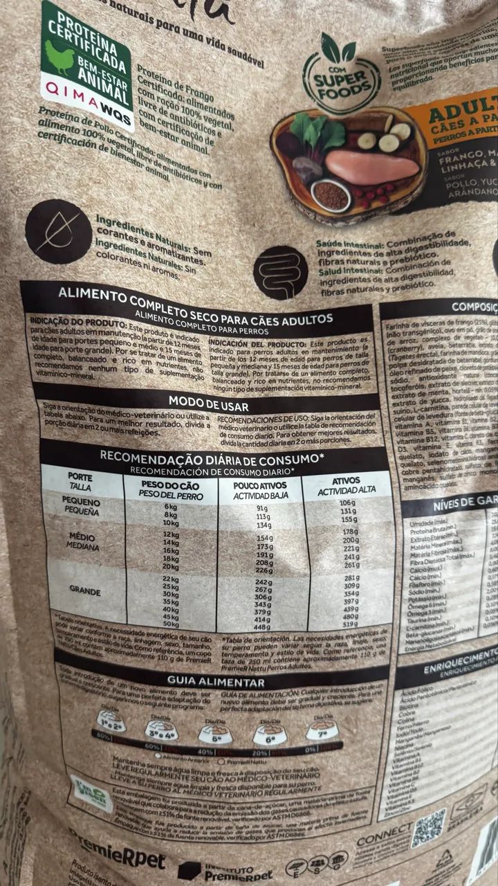 Vendo ração Natu 12Kg - Foto 3