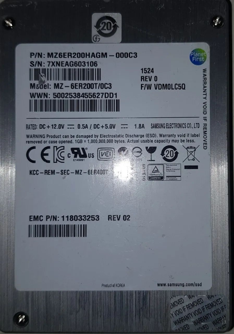 SSD Samsung de 200 GB para servidores e storages - Foto 4