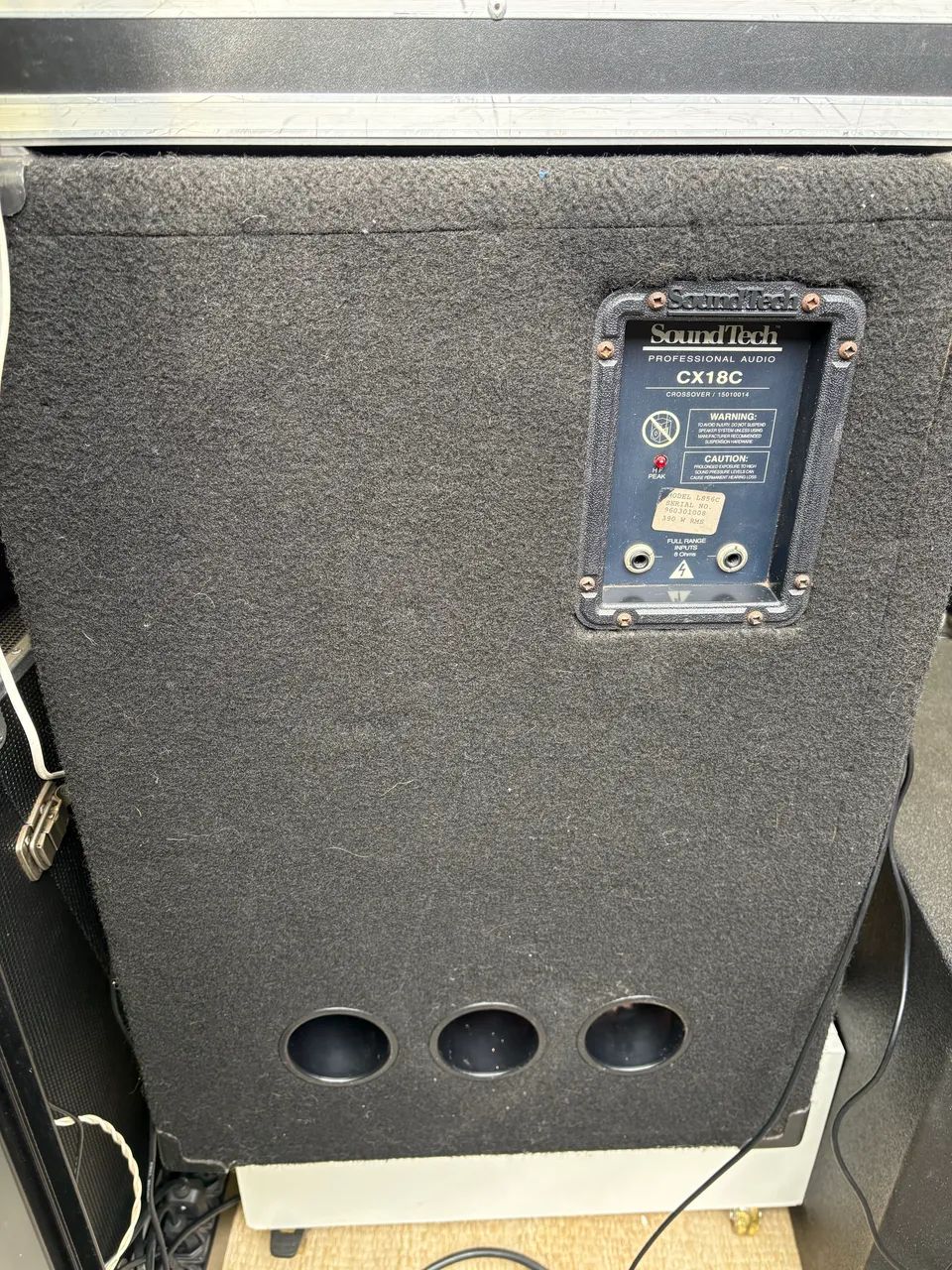 Caixas de som PA 390w passivas Soudtech USA impecáveis!! - Foto 5