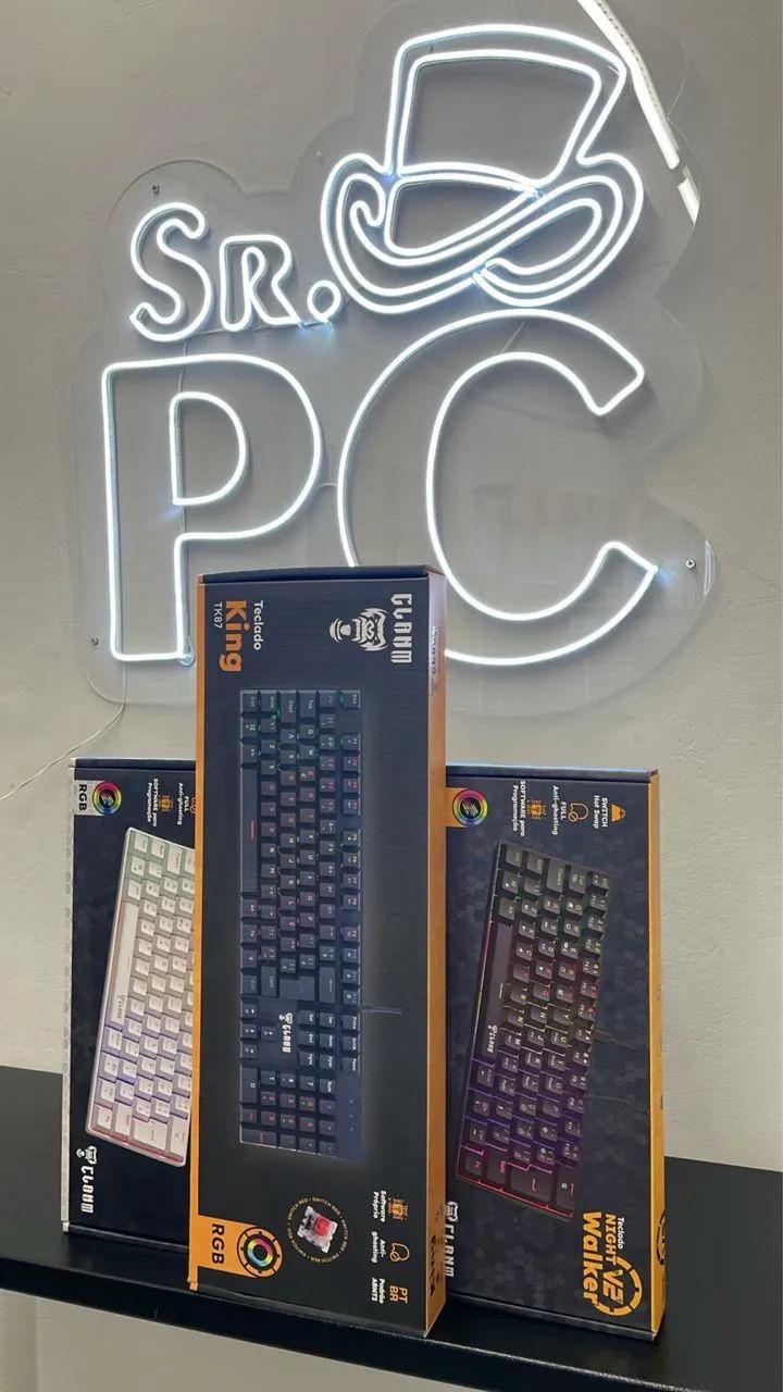 Teclado Gamer Mecânico Clamn 