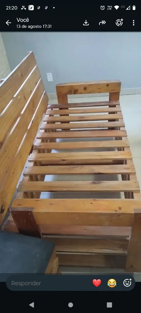 Vende sofá de palete 
