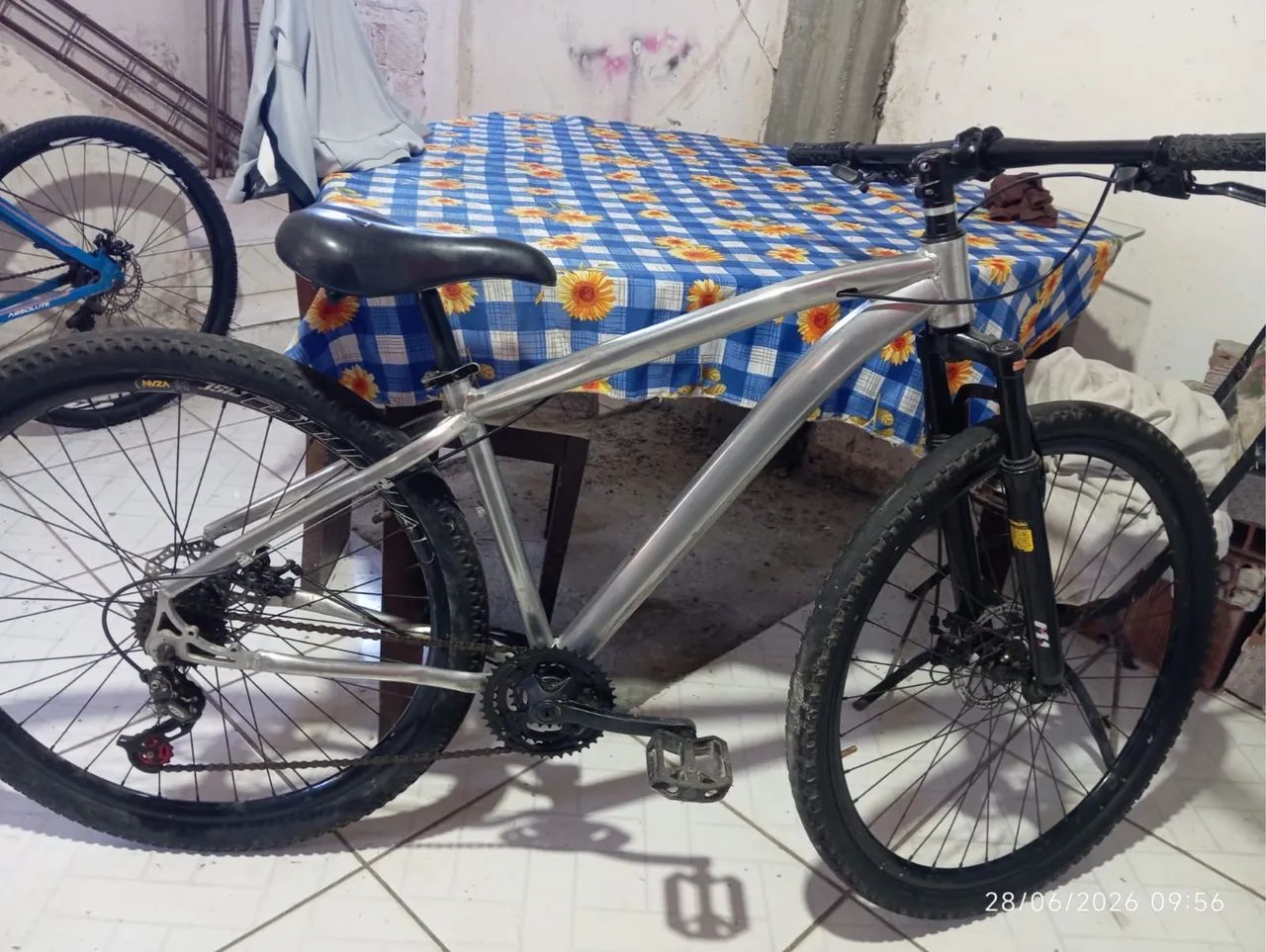 BICICLETA ARO 29 CROMADA
