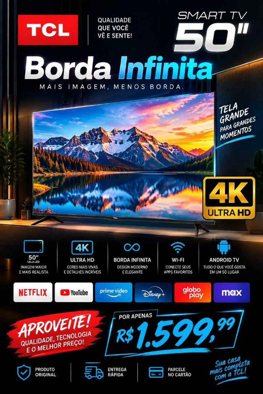 Vende-se Smart  TV 50 Polegadas  - Foto 2
