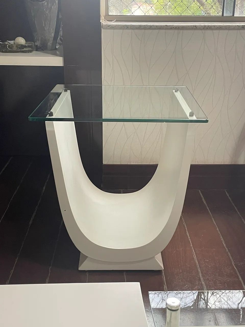 Mesa de canto e Mesa de centro em laca branca  - Foto 5