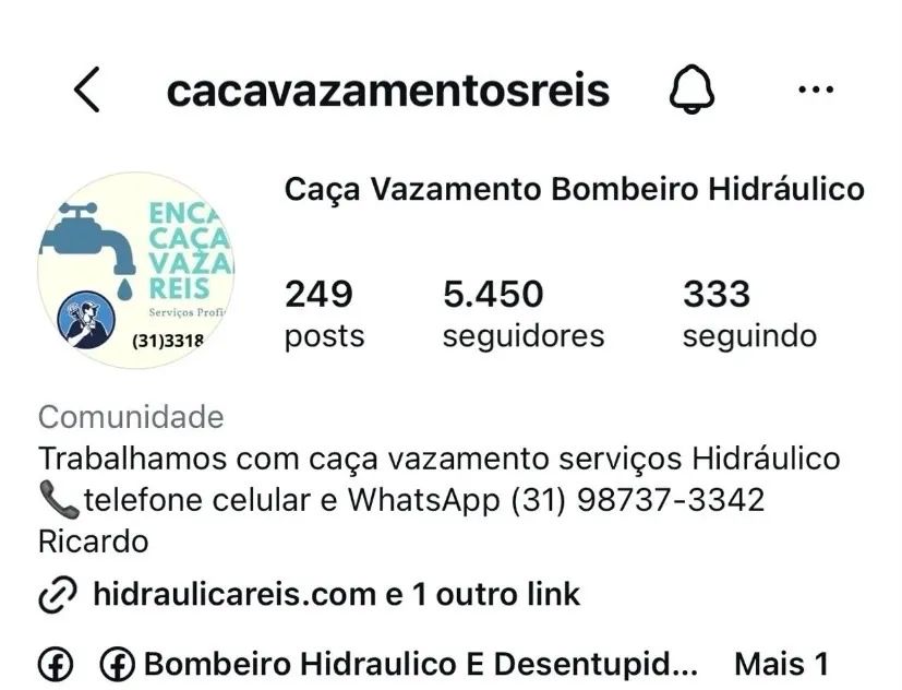 BOMBEIRO HIDRÁULICO E CAÇA VAZAMENTO  - Foto 2