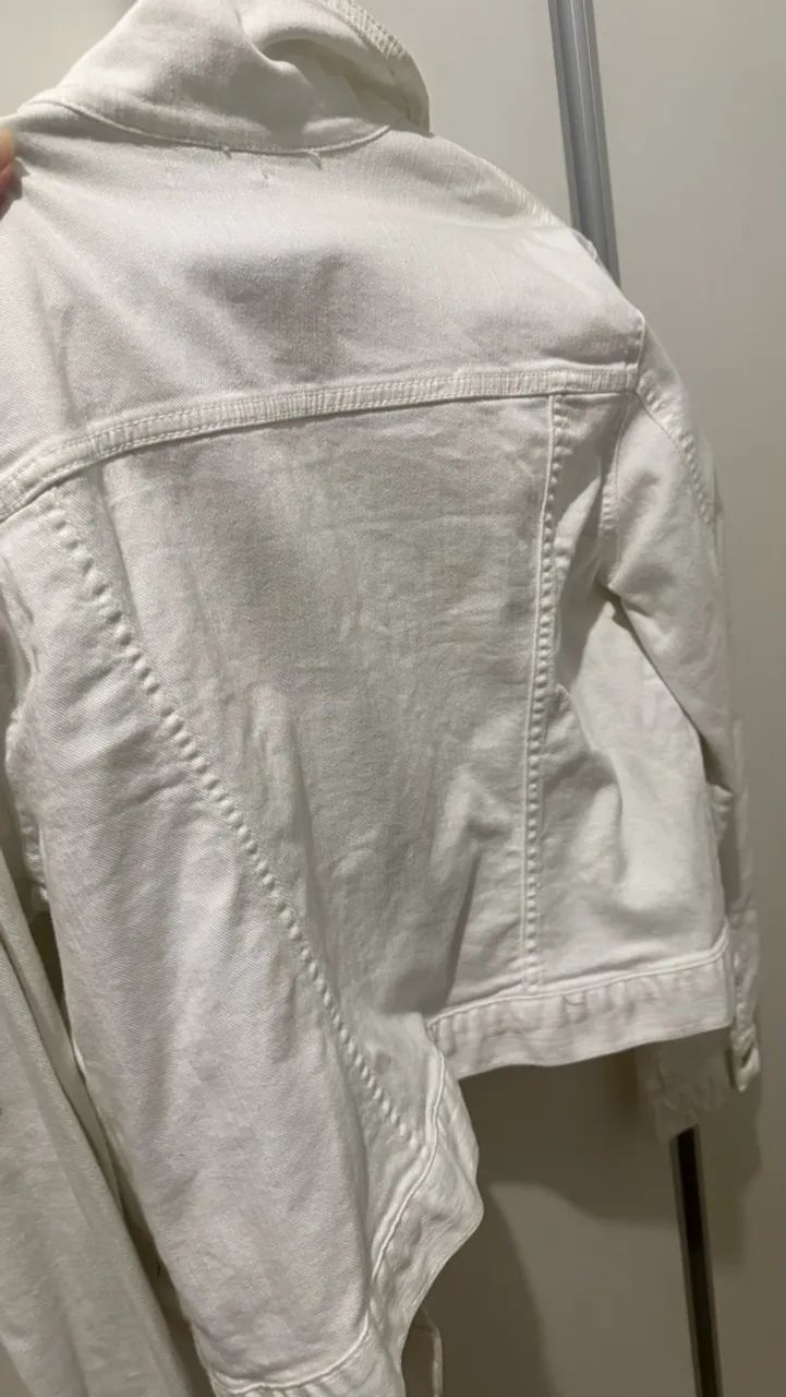 Jaqueta jeans branca - Foto 2