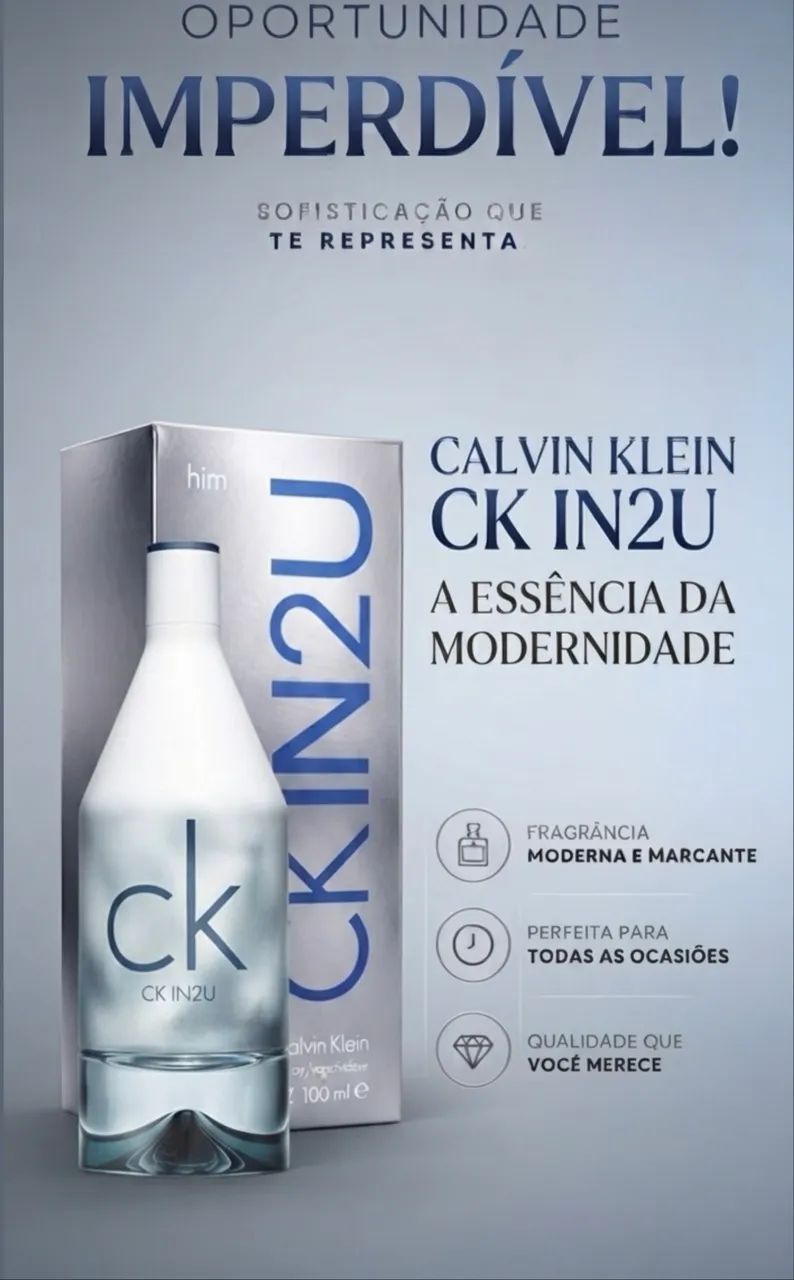 Perfume Calvin Klein CK IN2U Masculino 100ml Origi - Foto 2