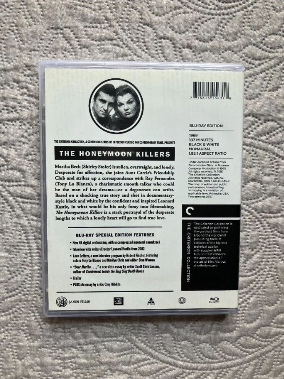 the honeymoon killers (bluray criterion collection) - Foto 4