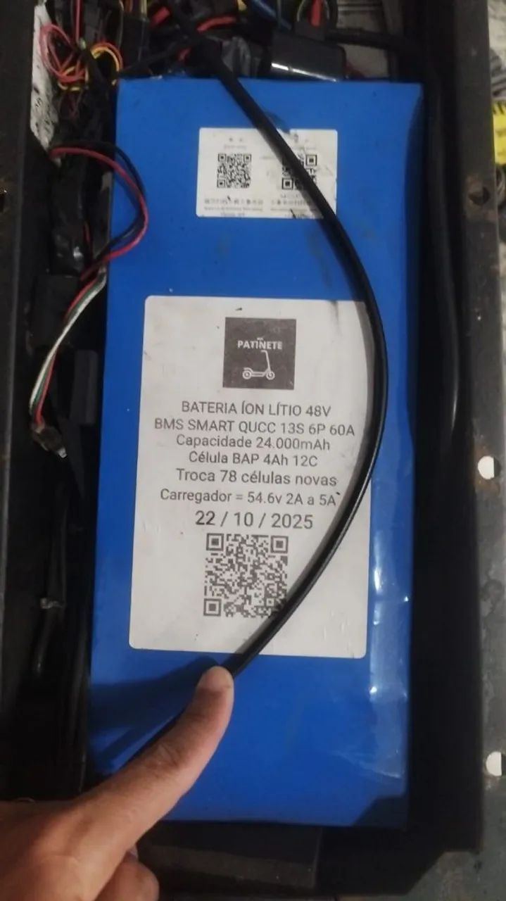 BATERIA 54V 24 Ah PATINETE ELÉTRICO 