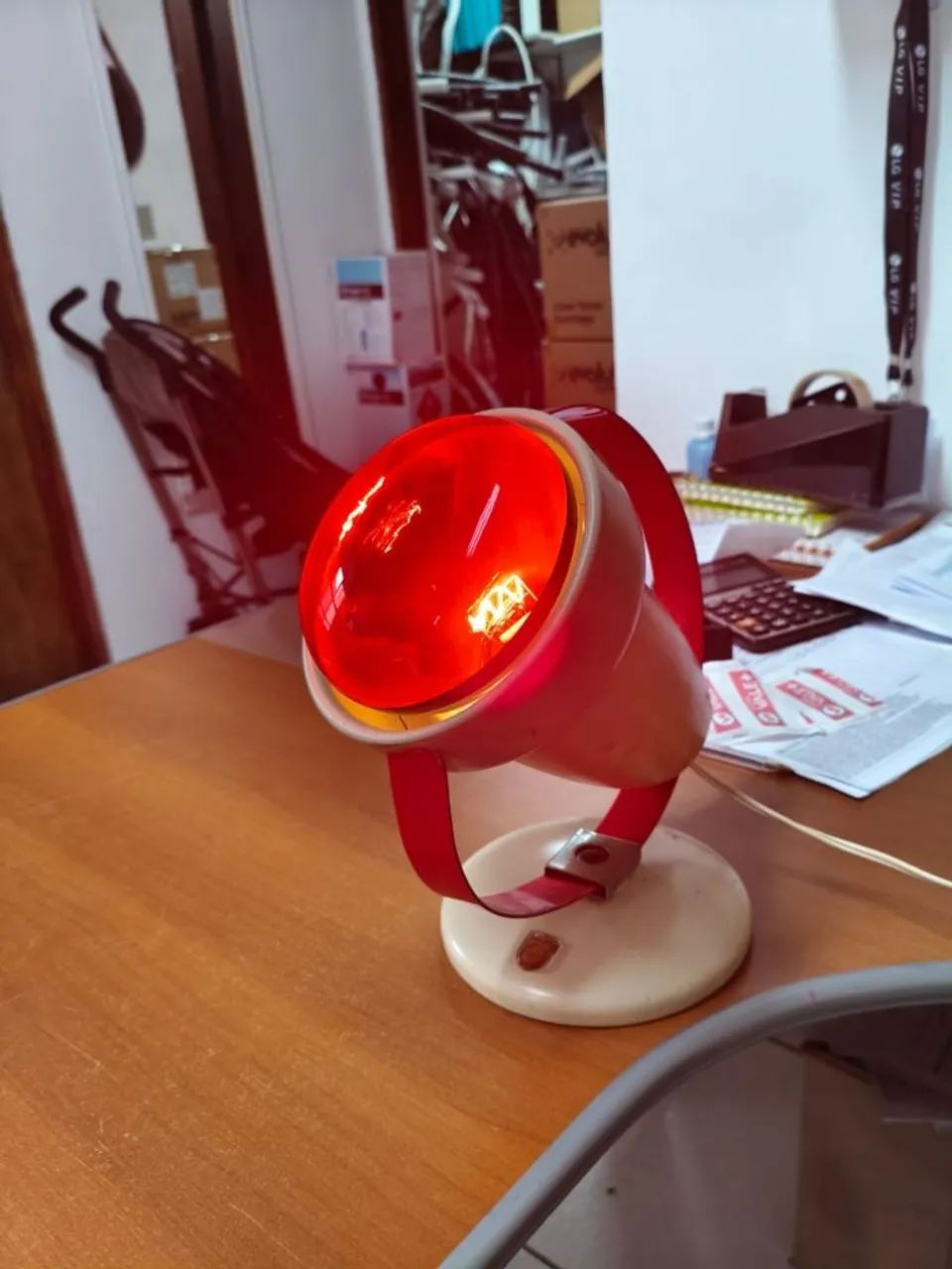 Luminária retrô 
