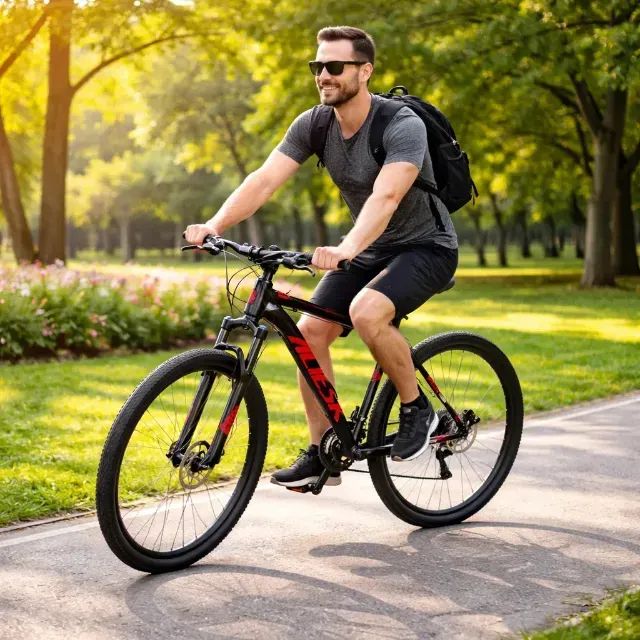 Bicicleta Aro 29 Epsilon Freio A Disco Mecânico Roda Alumínio Alta Performance Moderna Pre - Foto 2