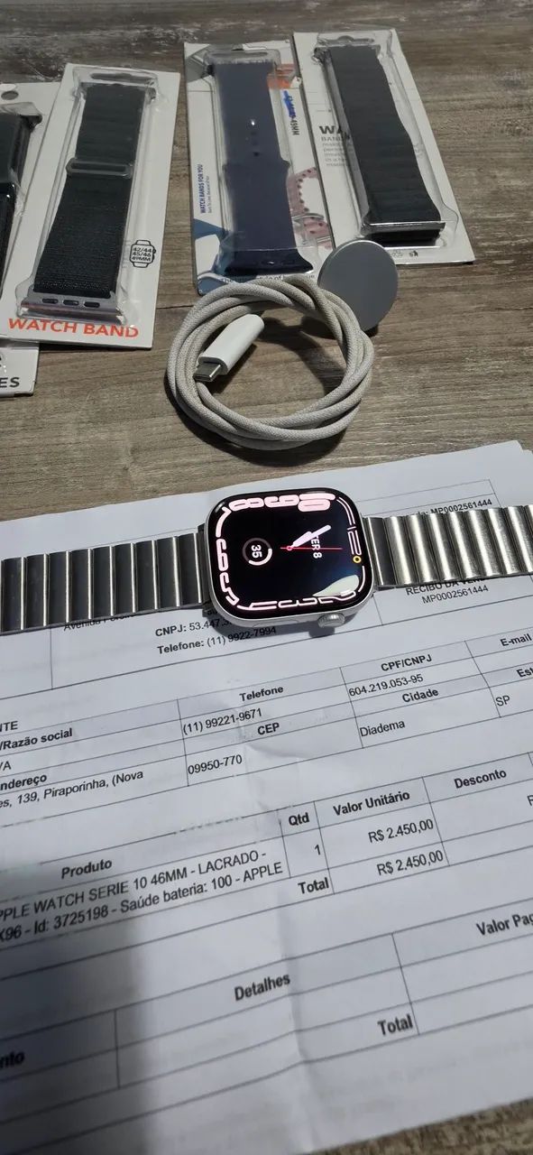 Apple Watch Series 10 46mm Impecável  - Foto 3