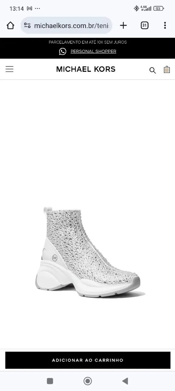 Tênis strass michael kors 38