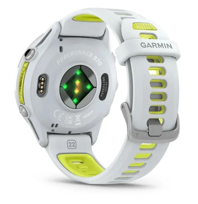 Relogio Garmin Forerunner 970 branco amoled saphira - Foto 2