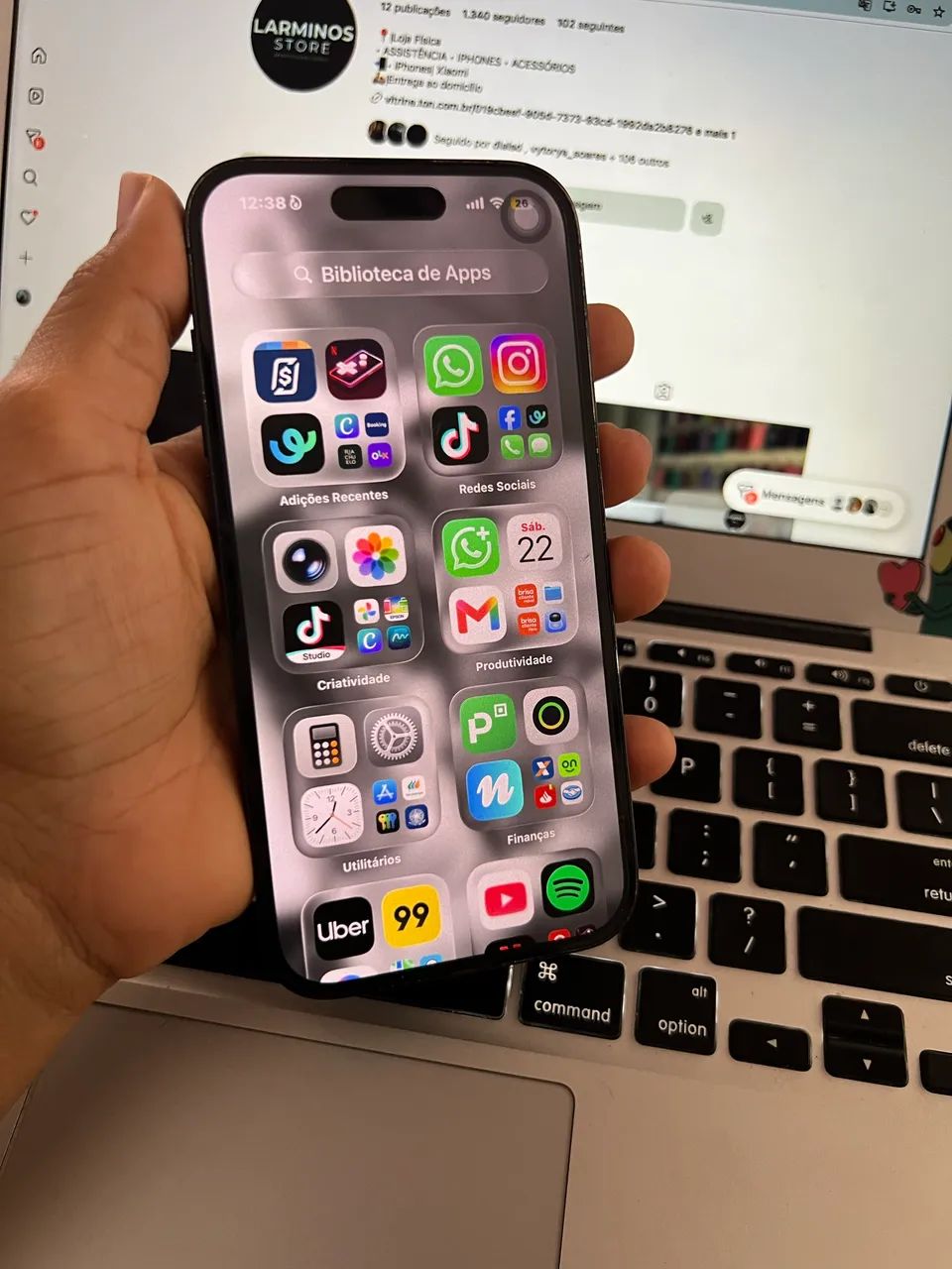 IPHONE 14 pro 128GB ( cabo + capa +pelicula)