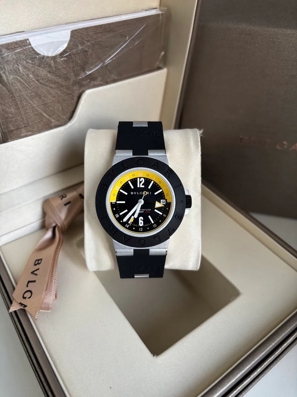 Relógio Bvlgari Aluminium GMT
