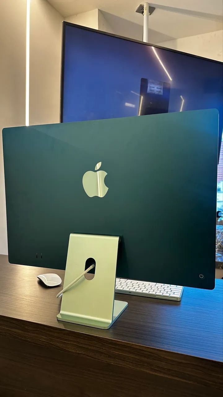 iMac 2021 M1 256ssd 24?+Magic Keyboard+Magic Mouse Seminovo / Loja