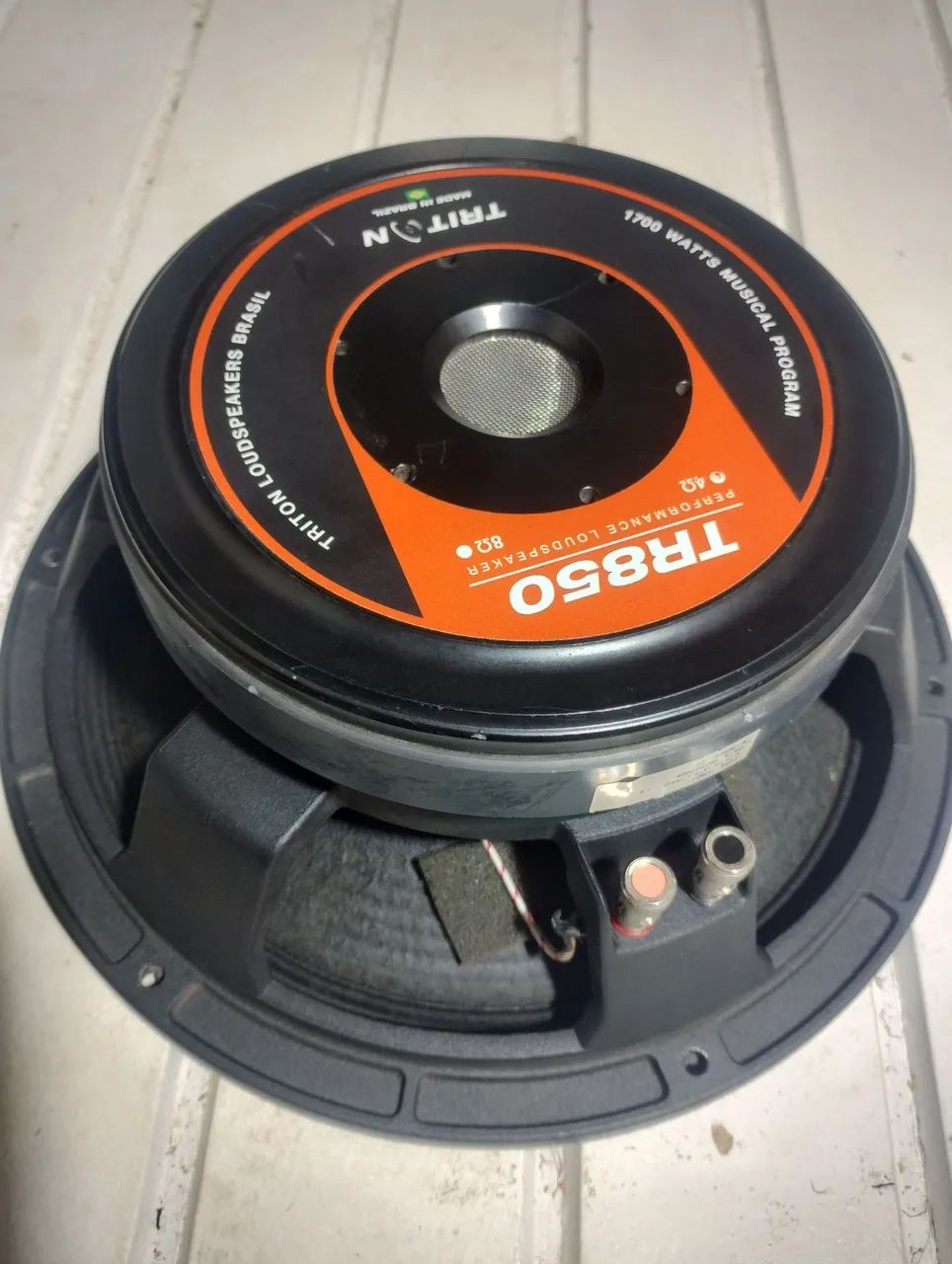Vendo alto falante Triton de 12 polegadas tr 850 RMS muito bom  - Foto 3