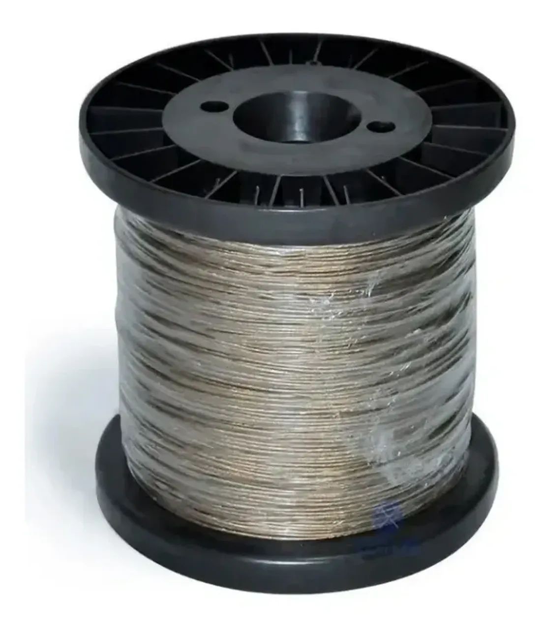 Bobina 100m Cabo De Aço Revestido Pvc Cristal 1,75mm Varal