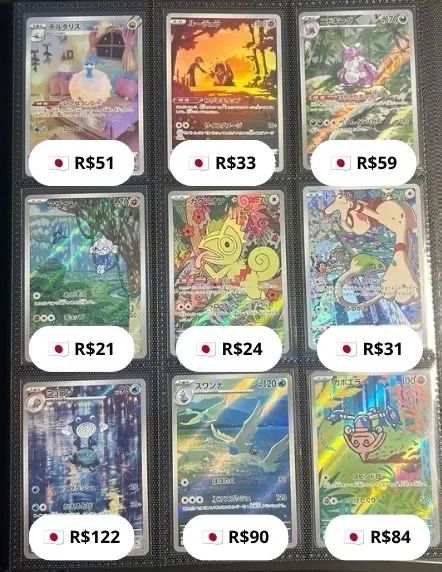Cartas Pokemon Japonesas 