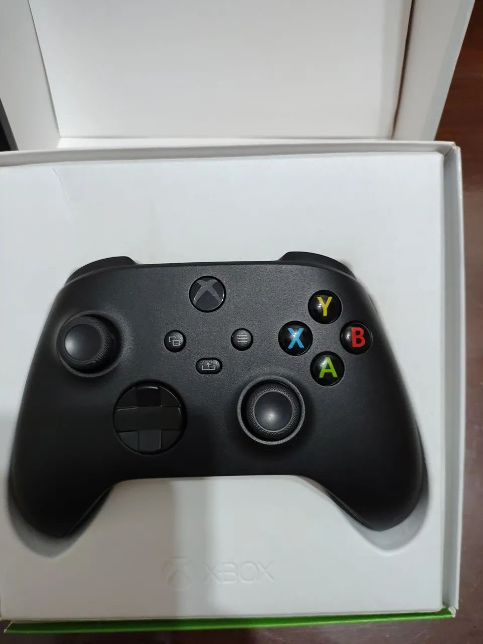 Controle X-Box carbono Black semi novo - Foto 5