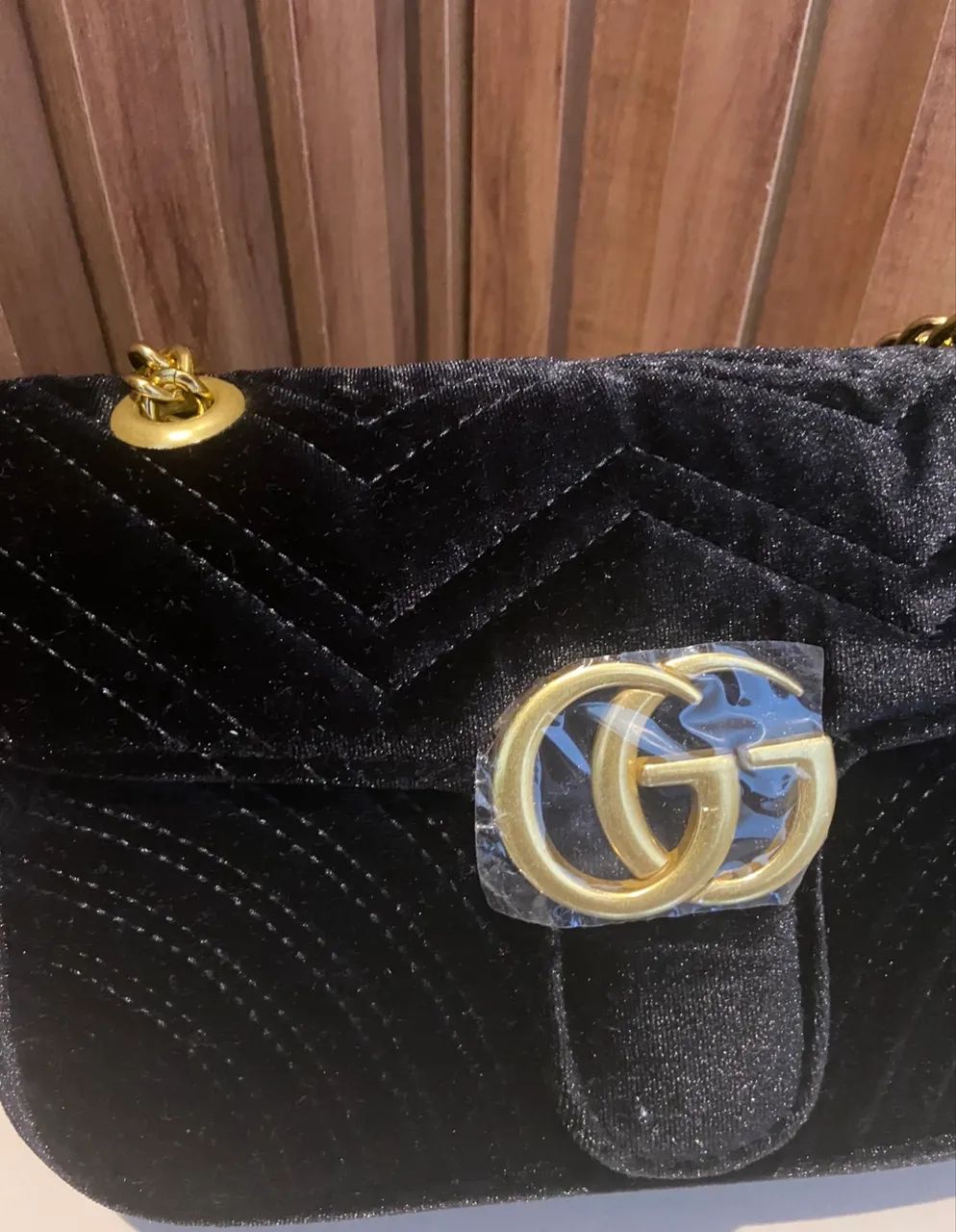 Gucci - Bolsa e veludo -26cm - Nova  - Foto 5