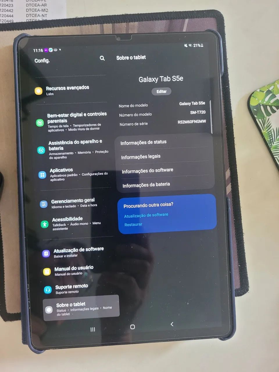 Tablet Samsung S5e - Foto 5