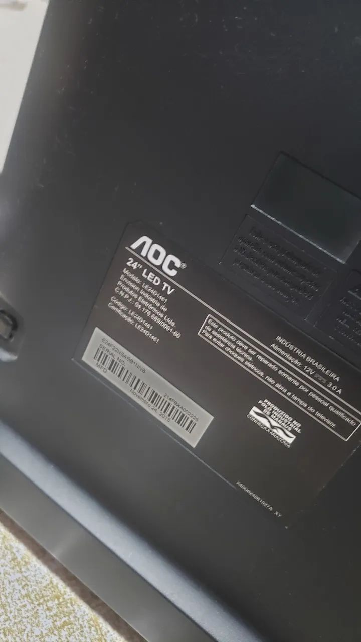 Tv aoc 24 polegadas  - Foto 3