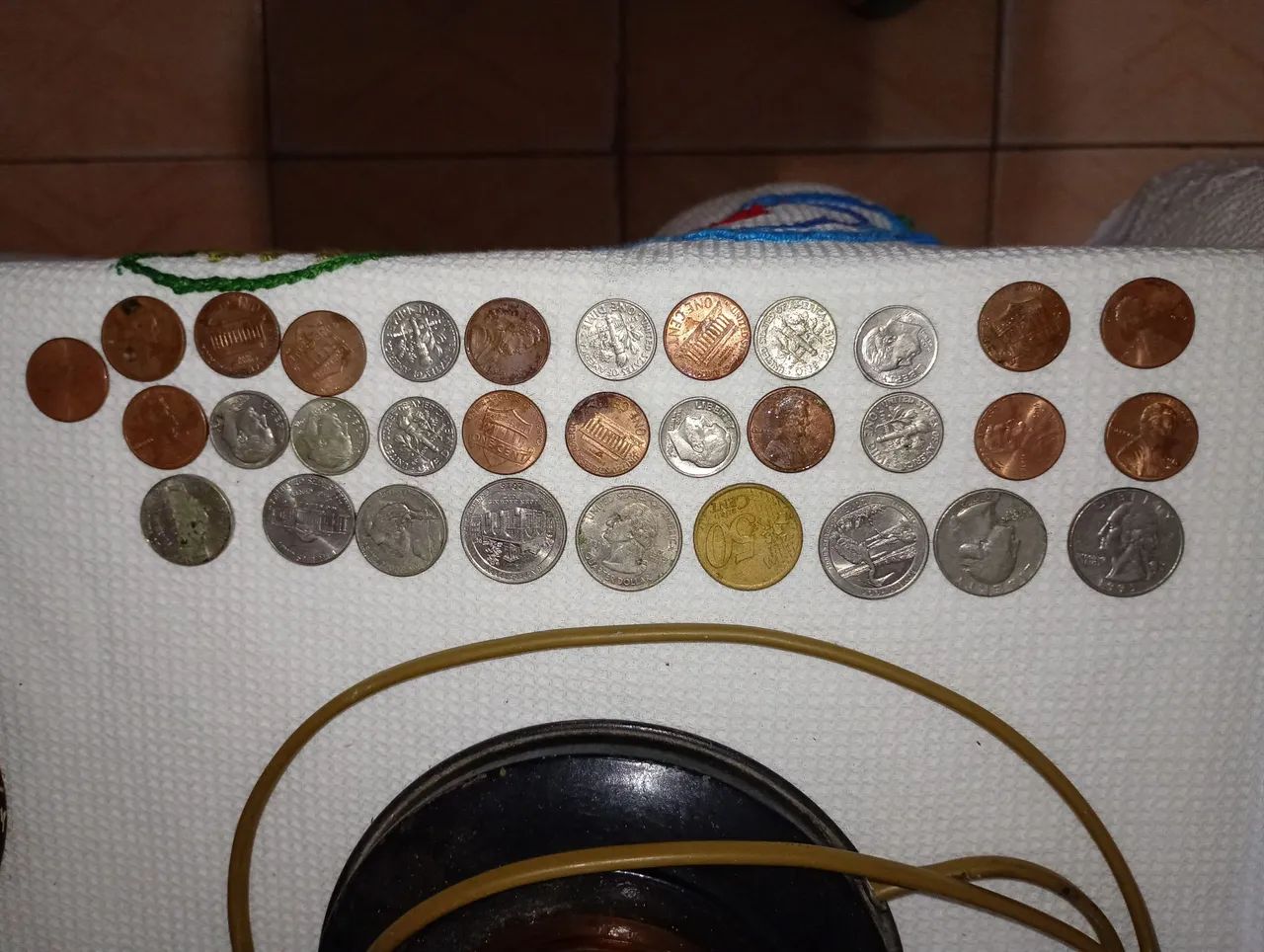 Moedas antigas de dólar americano - Foto 2