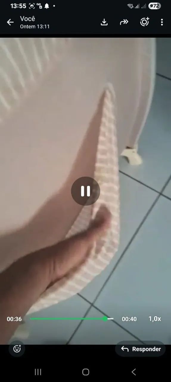 Vendo esse berço cercado 
