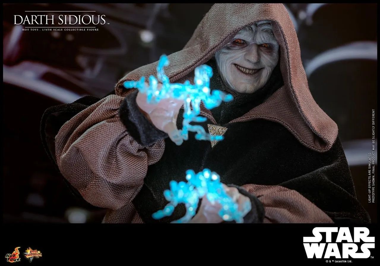 Hot Toys MMS745 Darth Sidious 1/6 - Hobbies e coleções - Imirim