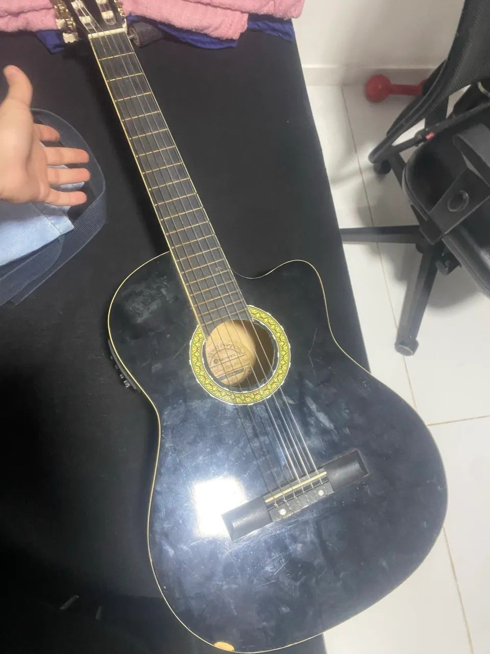 Violão harmônica GE 20 BK Eletroacústico