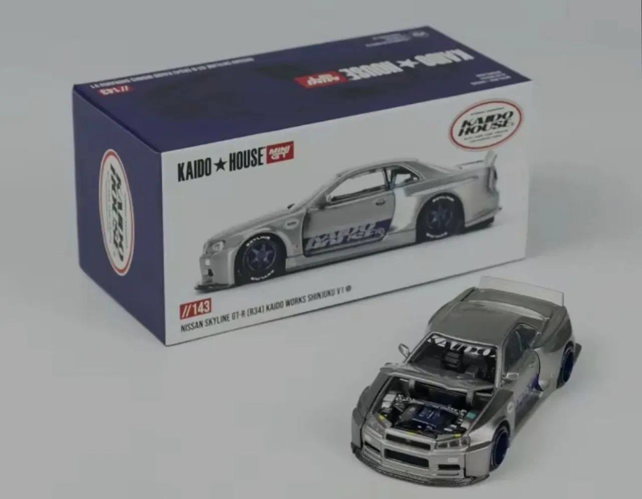 Mini GT Kaido House R34 #143