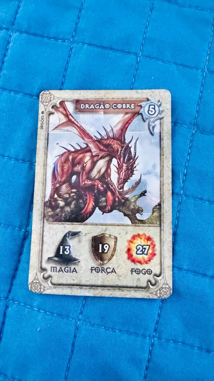 Dracomania dragão cobre prateado 