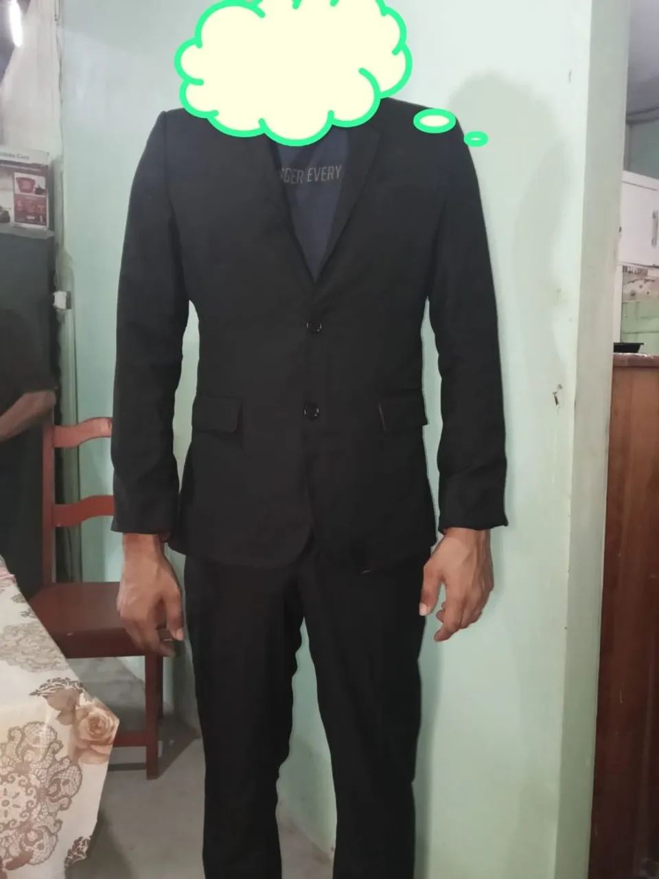 Terno Preto Slin D'armand 150