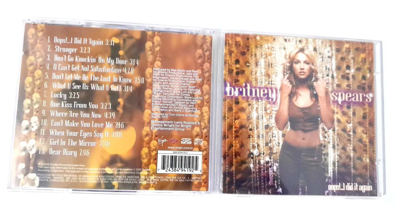 Britney Spears CD Oops!...I Did It Again