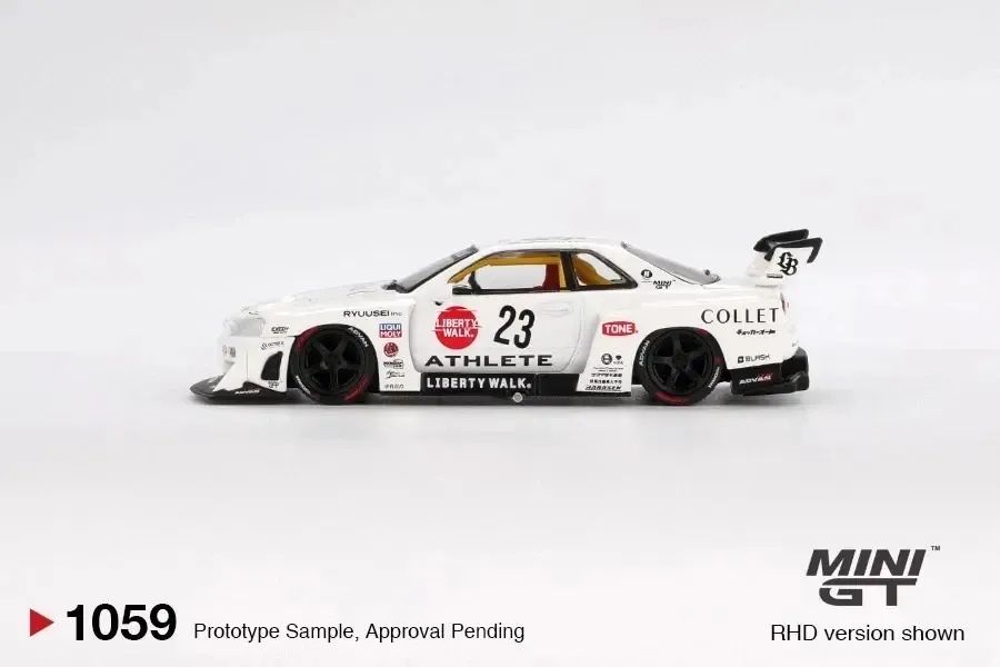 MINI GT NISSAN LB-ER34 SUPER SILHOUETTE #1059 ATHLETE - Hobbies e