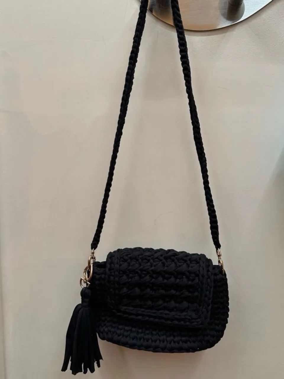 Bolsa de tricô nunca usada