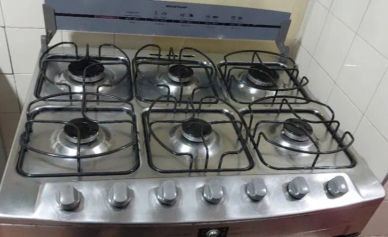 Fogão Brastemp Inox 6 bocas - Foto 3