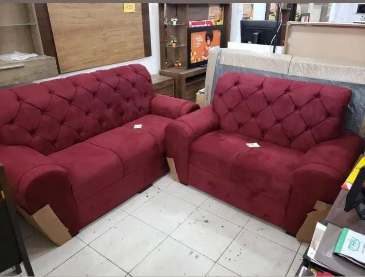 SOFÁ RETRÁTIL E CONJUNTO  - Foto 3