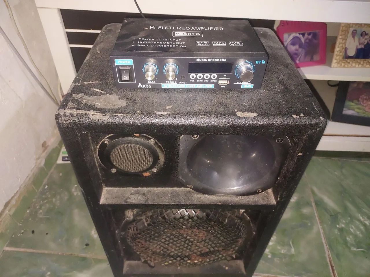 Amplificador AK35 + Caixa de som - Foto 3