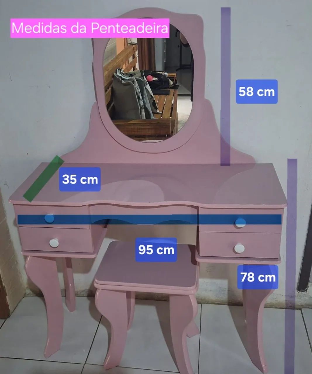 Penteadeira Princesa 65204501225218122