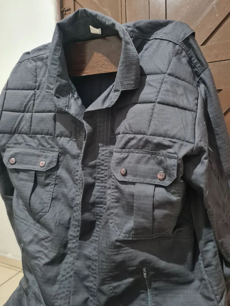 Blusão militar estilo PM número G  - Foto 3