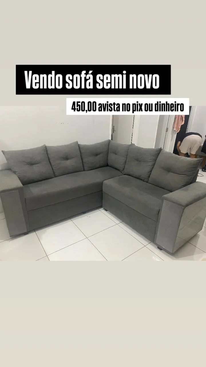 Sofá modelo em L