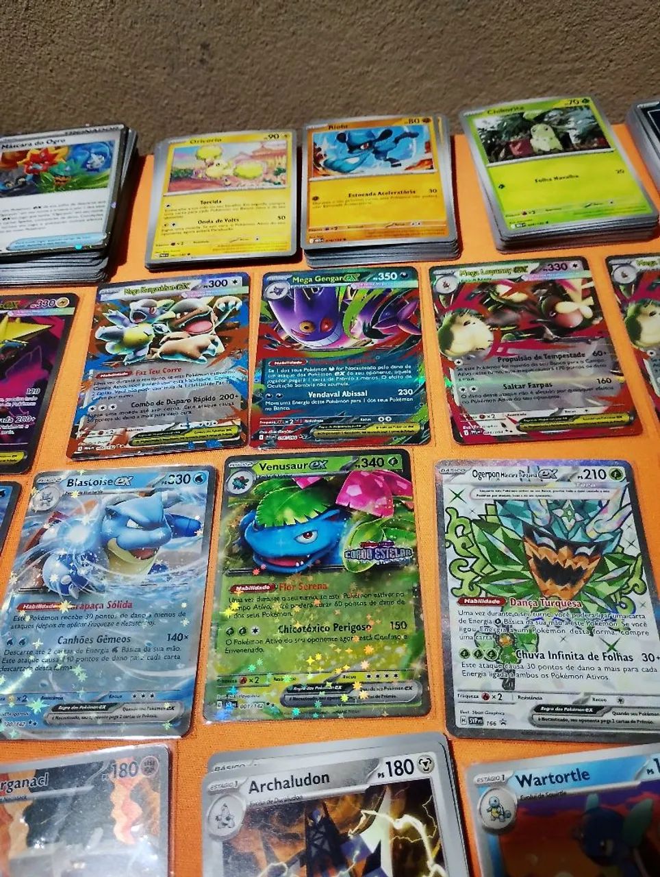 MEGA EVOLUCÕES POKEMON + CARTAS PARA DECK65048972523266122