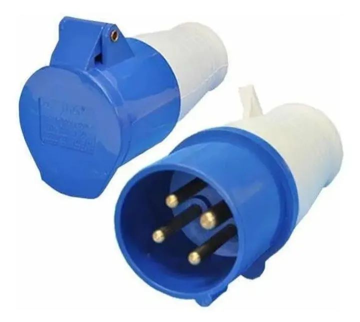 Tomada + Plug Industrial (O Par) 32A 3P+T 220V - Par