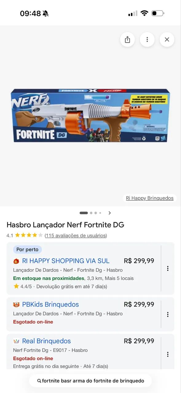 Brinquedo Nerf Fortnite - Foto 2