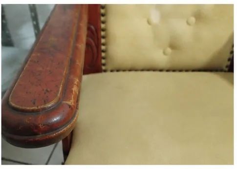 Kit com 2 Poltronas de Madeira Maciça Entalhada - Estilo Colonial - Foto 2